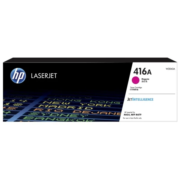 Mực in laser HP W2043A chính hãng – mực hồng (Magenta), 2.100 trang