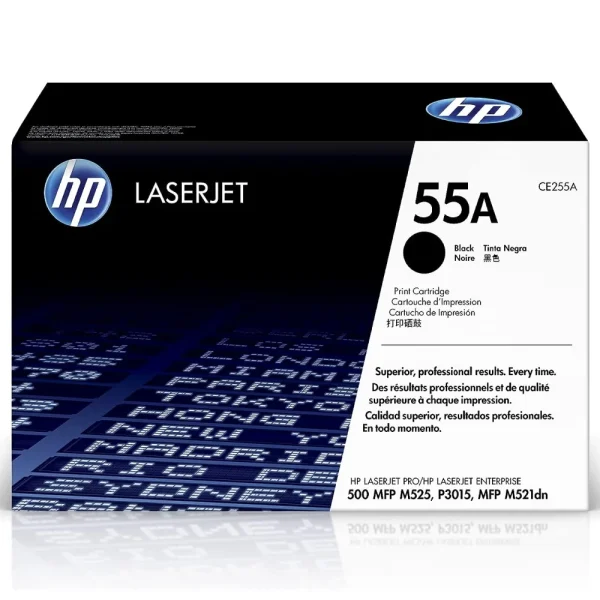 Mực in laser HP CE255A chính hãng – mực đen, 6.000 trang