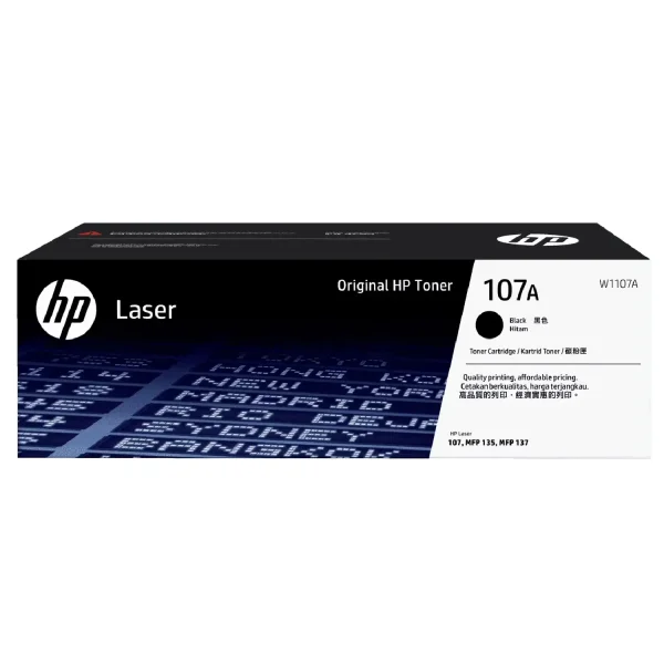 Mực in laser HP W1107A chính hãng – mực đen, 1.000 trang