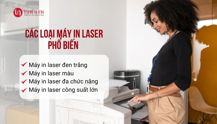 Các loại máy in laser phổ biến trên thị trường