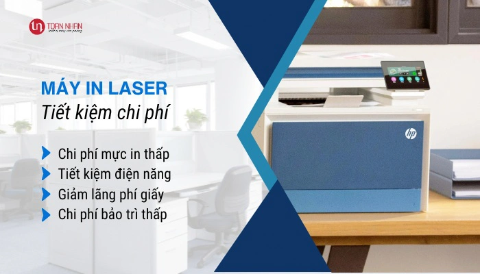 Các lý do khiến máy in laser tiết kiệm chi phí hơn