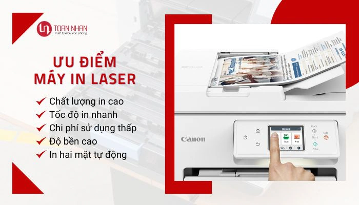 Những ưu điểm của máy in laser cho nhu cầu cá nhân