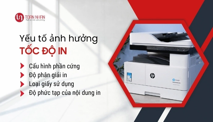 Những yếu tố ảnh hưởng tốc độ in trong môi trường văn phòng