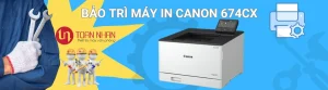 Bảo trì máy in Canon 674CX