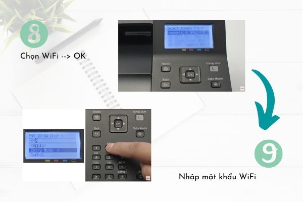 kết nối Wifi máy in laser màu Canon LBP613Cdw kết nối Wifi máy in laser màu Canon LBP613Cdw