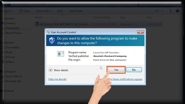 cach cai driver may in hp 3