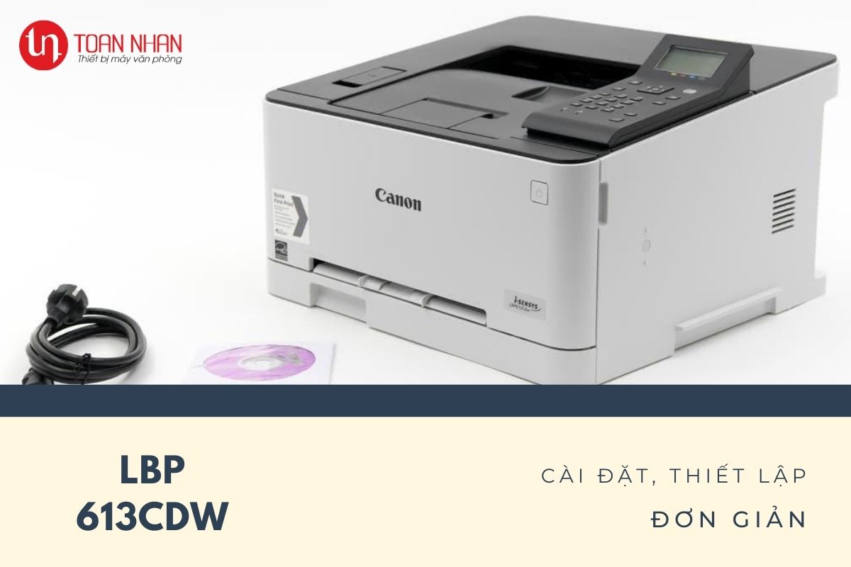 cài đặt ban đầu máy in Canon LBP613Cdw cài đặt ban đầu máy in Canon LBP613Cdw