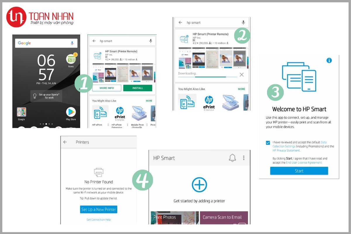 HP Smart trên máy in HP M28w HP Smart trên máy in HP M28w