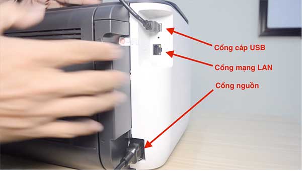 lắp đặt máy in laser Canon LBP6230Dw bước 4