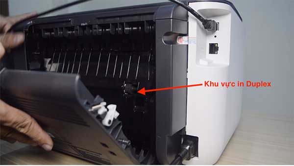 lắp đặt máy in laser Canon LBP6230Dw bước 5