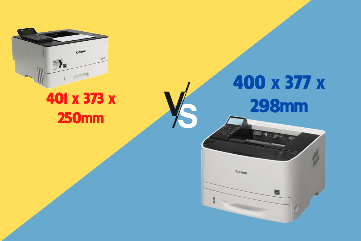 kích thước máy in Canon 223dw