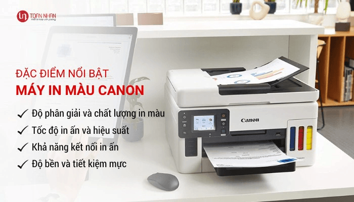 dac diem noi bat may in mau canon