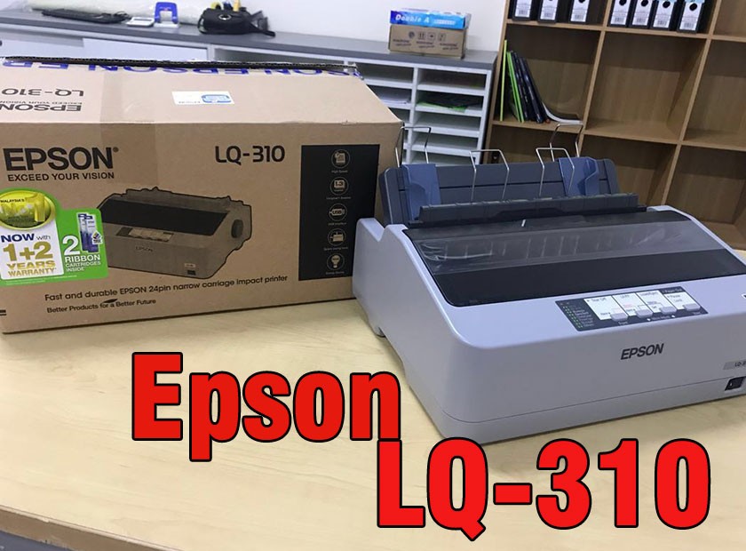Hướng dẫn cài đặt, sử dụng và xé hóa đơn trên Epson LQ 310