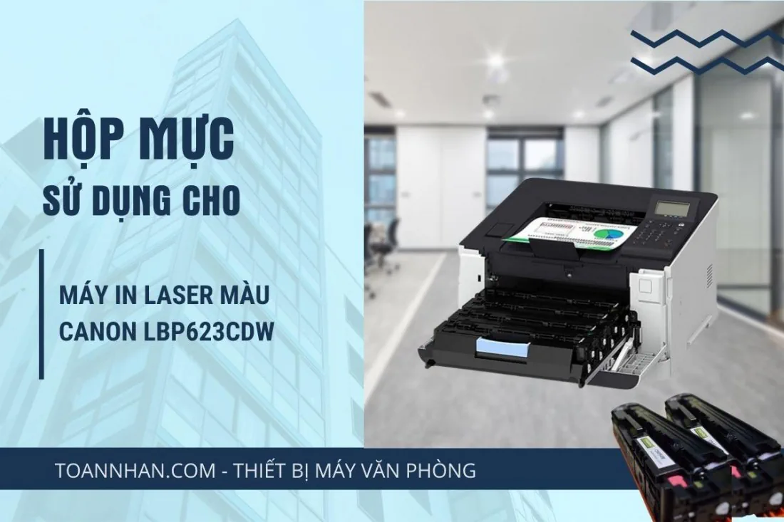 Hộp mực sử dụng cho máy in laser màu Canon LBP623Cdw