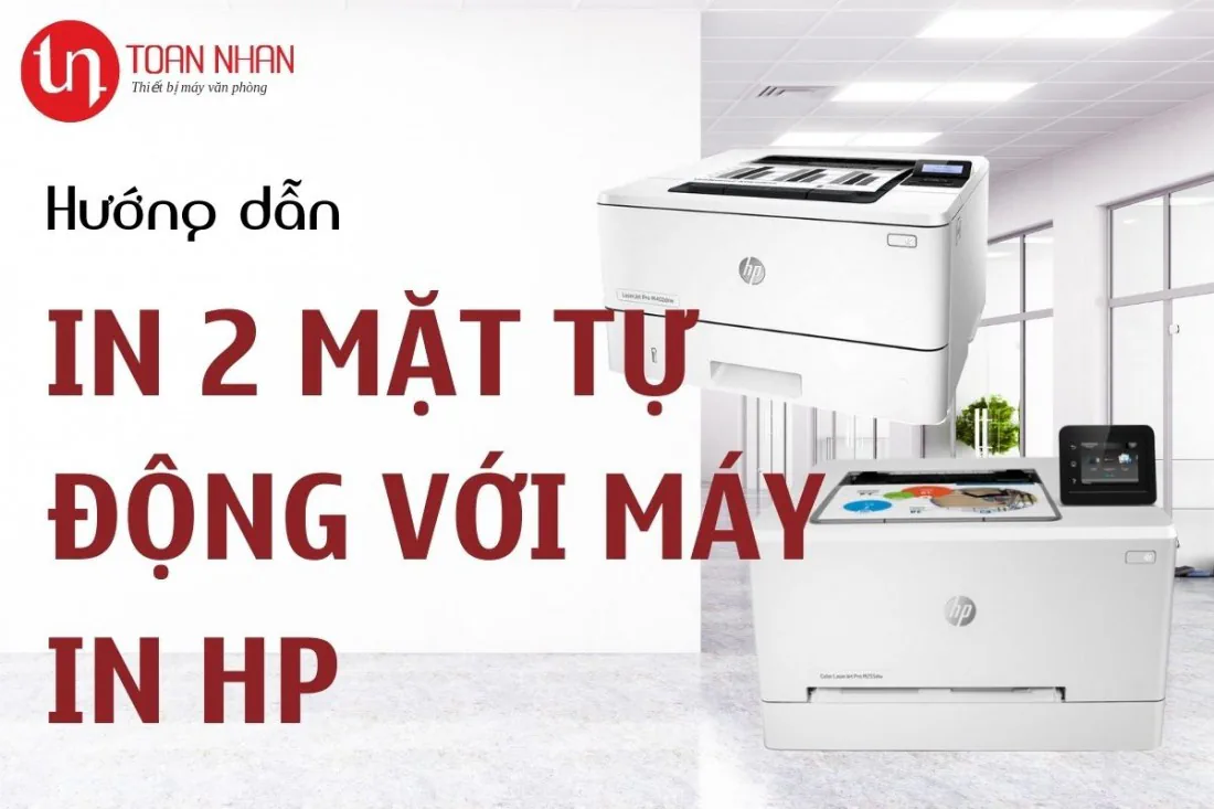 Hướng dẫn in 2 mặt tự động với máy in HP