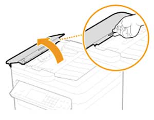 xử lý lỗi kẹt giấy máy in Canon MF264dw bước 1