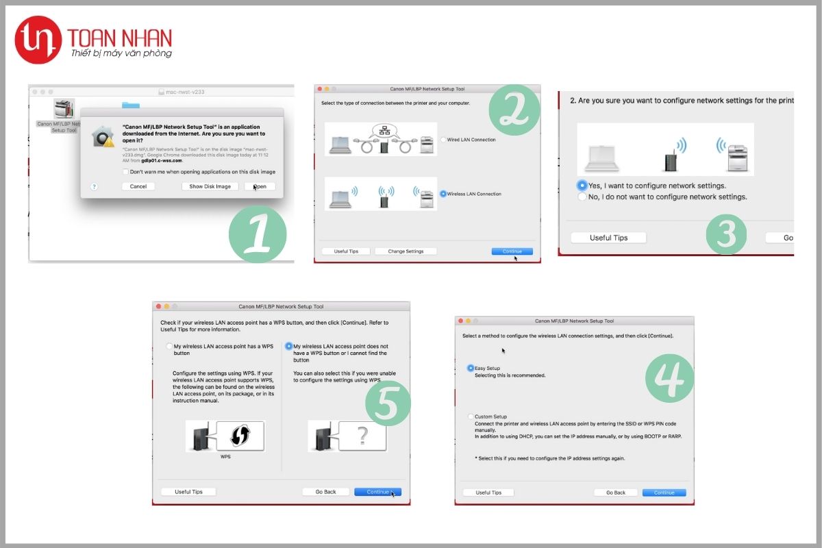Cài đặt máy in Canon trên macOS Cài đặt máy in Canon trên macOS