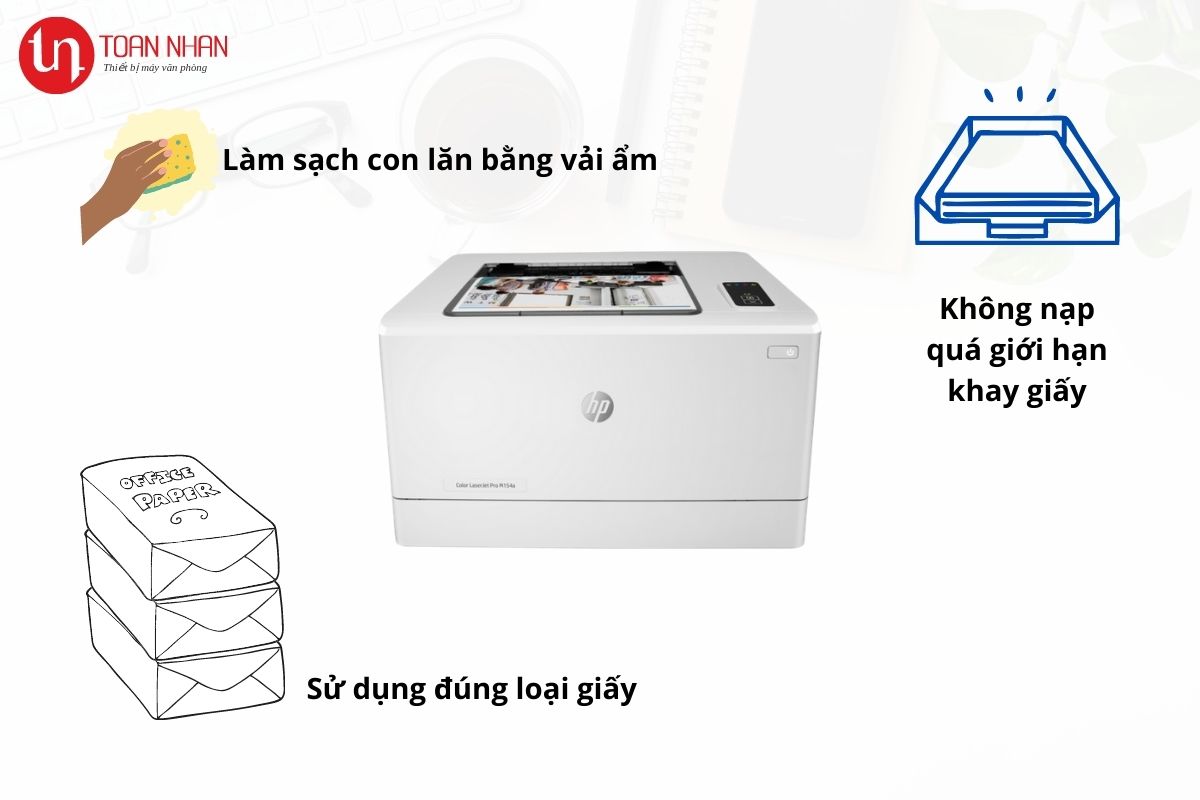 máy in HP M154a không bắt giấy máy in HP M154a không bắt giấy