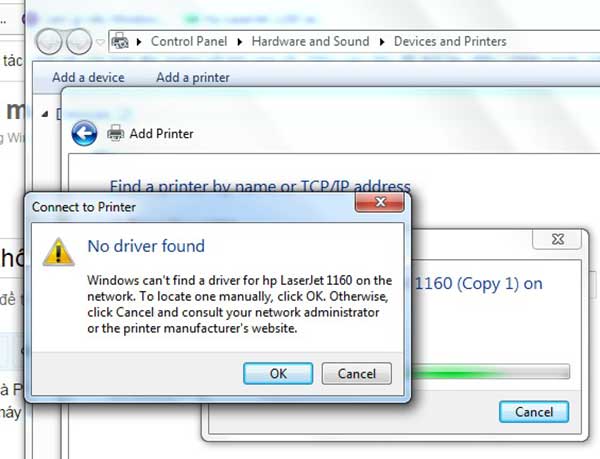 lỗi máy in HP không nhận driver lỗi máy in HP không nhận driver