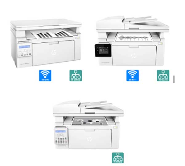 Phân biệt máy in HP M130FW, M130NW, M130FN