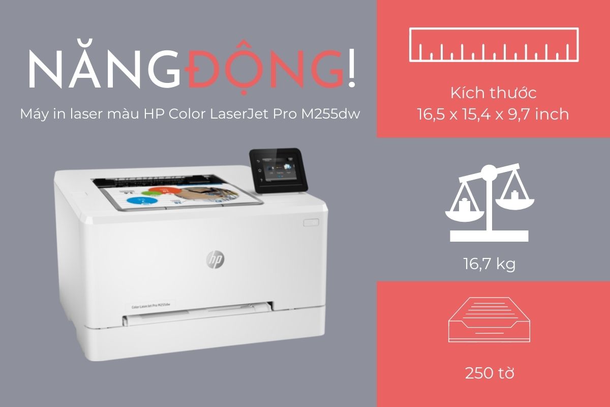 thiết kế máy in laser màu HP M255dw thiết kế máy in laser màu HP M255dw