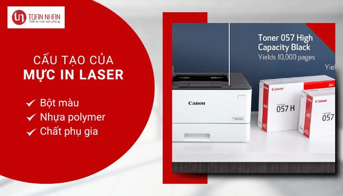Cấu tạo cơ bản của mực in laser