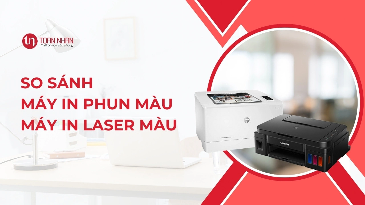 So sánh máy in phun màu và máy in laser màu: Chọn loại nào tốt nhất?
