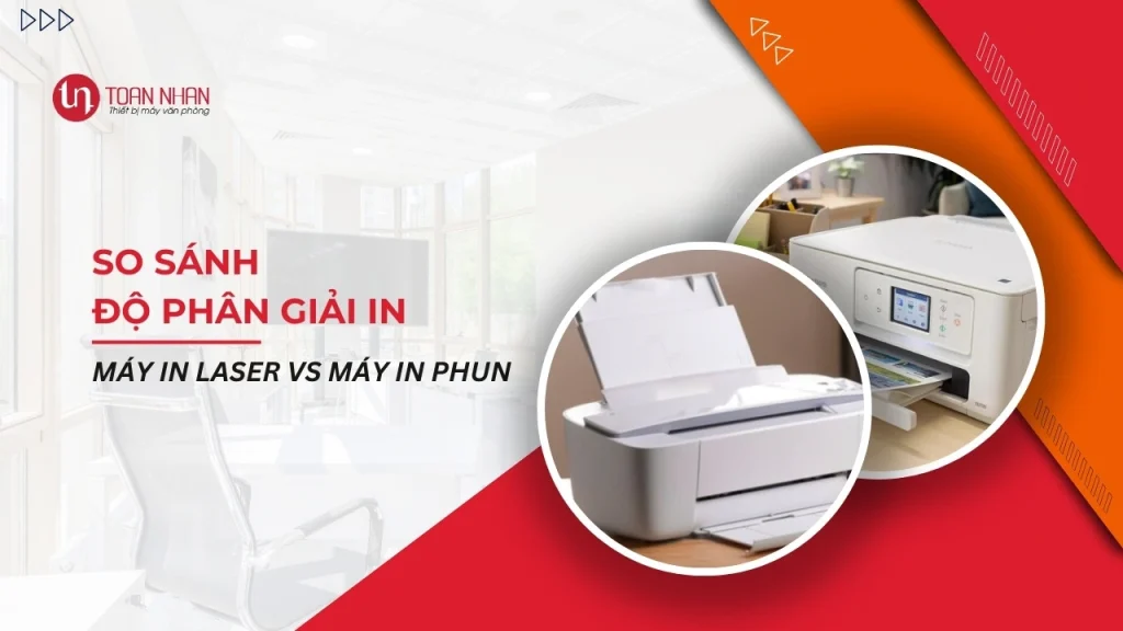 So sánh độ phân giải: Máy in laser và máy in phun