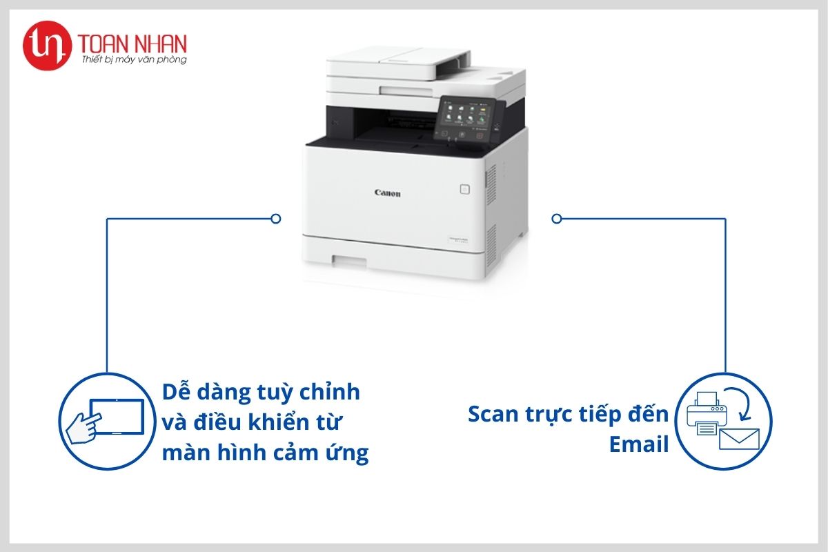 tùy chỉnh máy in laser Canon MF735Cx