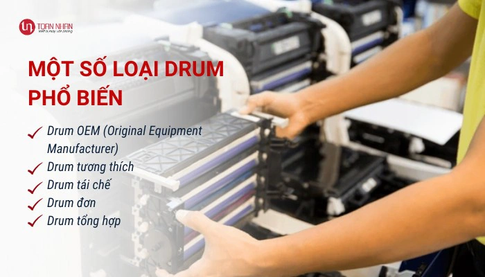 Các loại drum phổ biến