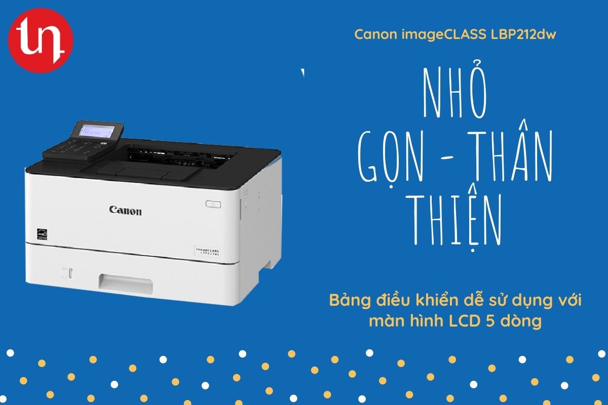Kích thước máy in laser Canon LBP212dw