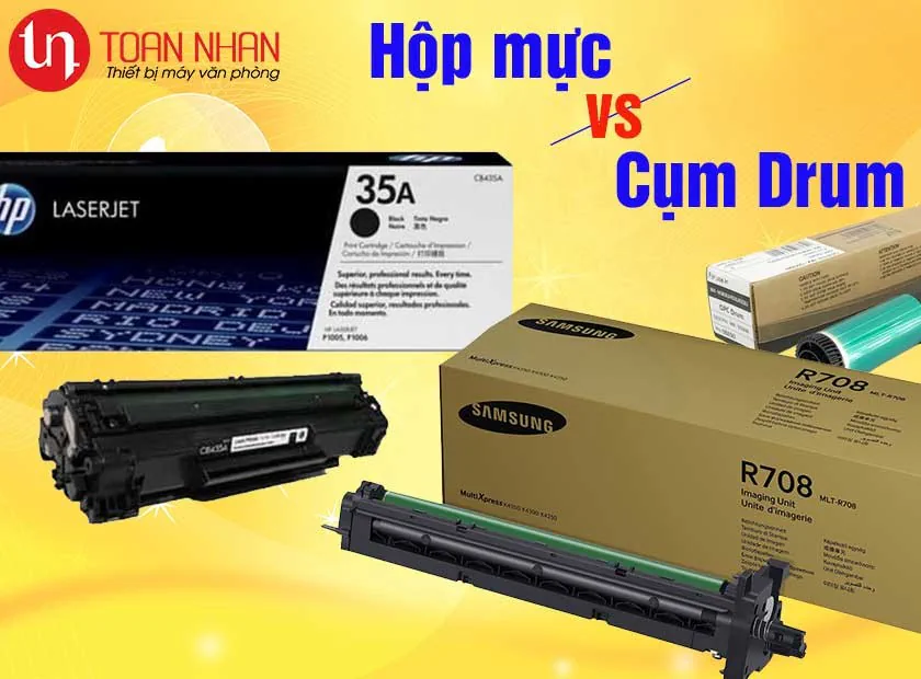 Hộp mực và cụm Drum khác nhau như thế nào