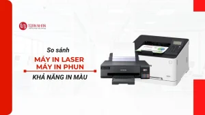 So sánh khả năng in màu: Máy in laser và máy in phun