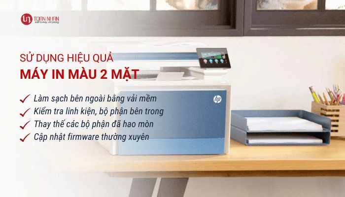 lưu ý khi sử dụng bảo trì máy in màu 2 mặt