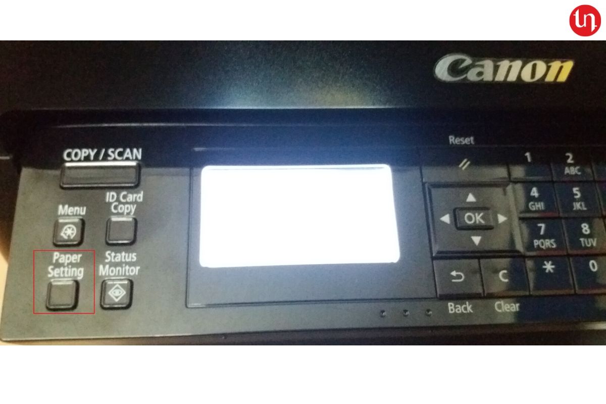 sua loi bat giay may in canon screen 09