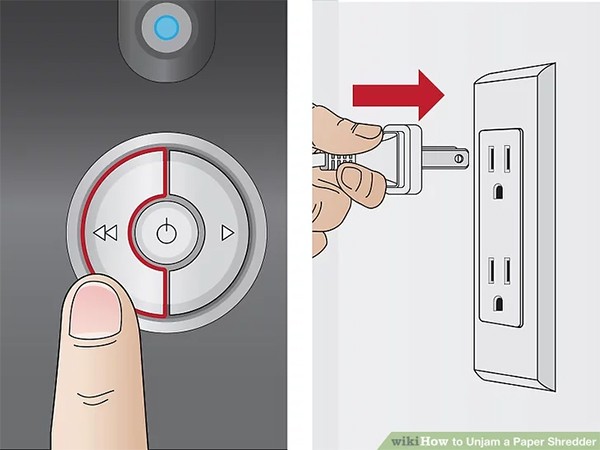Cách xử lý máy hủy giấy bị kẹt bước 3 Cách xử lý máy hủy giấy bị kẹt bước 3