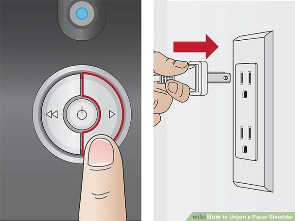 Cách xử lý máy hủy giấy bị kẹt bước 4 Cách xử lý máy hủy giấy bị kẹt bước 4