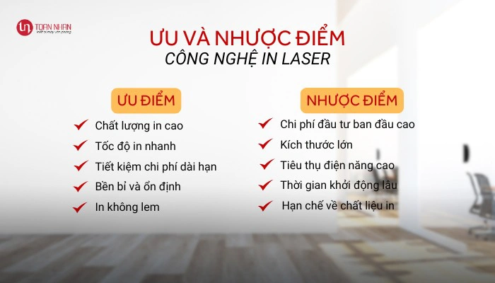 uu nhuoc diem cua cong nghe in laser