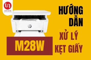 Hướng dẫn xử lý lỗi kẹt giấy máy in laser HP LaserJet Pro M28w
