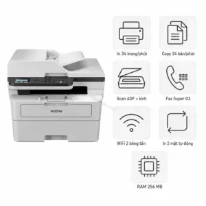 Máy in laser đen trắng đa năng Brother MFC-B7810DW