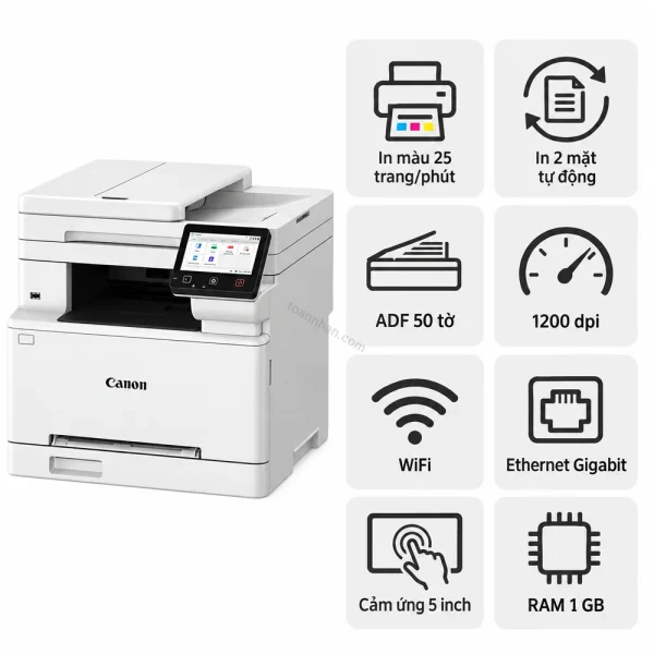 Máy in laser màu đa năng Canon MF664Cdw