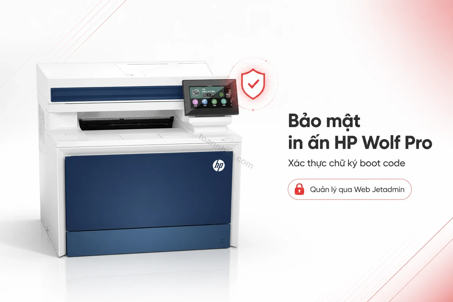 Bảo mật in ấn HP Wolf Pro Security trên máy HP MFP 4303dw