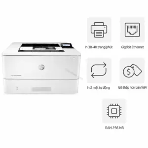 Máy in laser đen trắng HP LaserJet Pro M404dn
