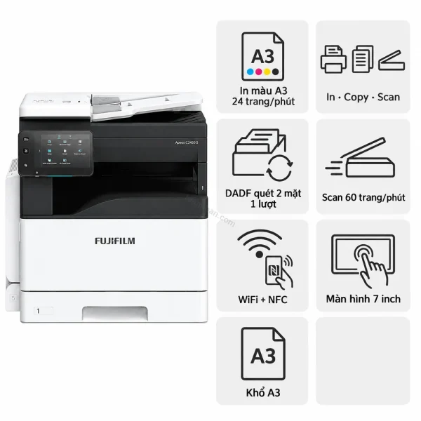 Máy photocopy màu FUJIFILM Apeos C2450S